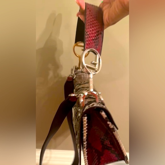 Fendi Kan I Flogo python bag- authentic with all papers - Picture 10 of 14